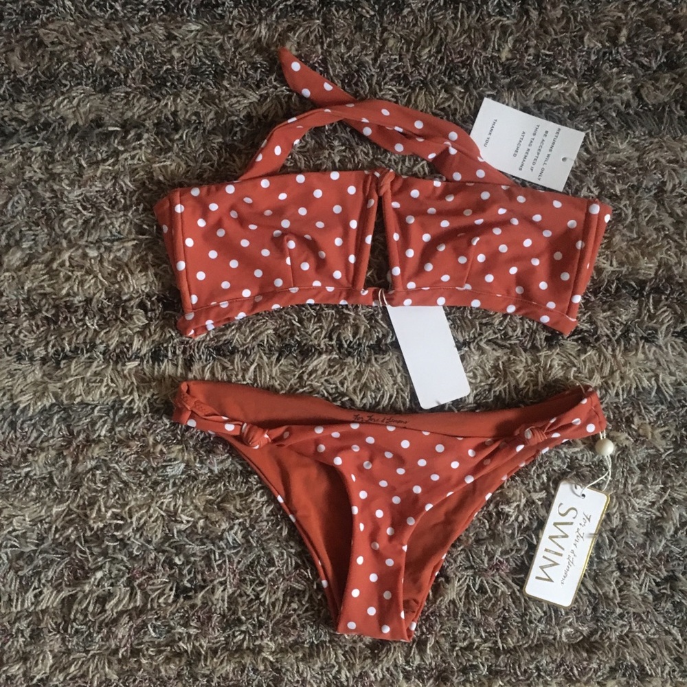 For love and lemons polka dot set